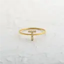 ANILLO LETRA CIRCONADA T