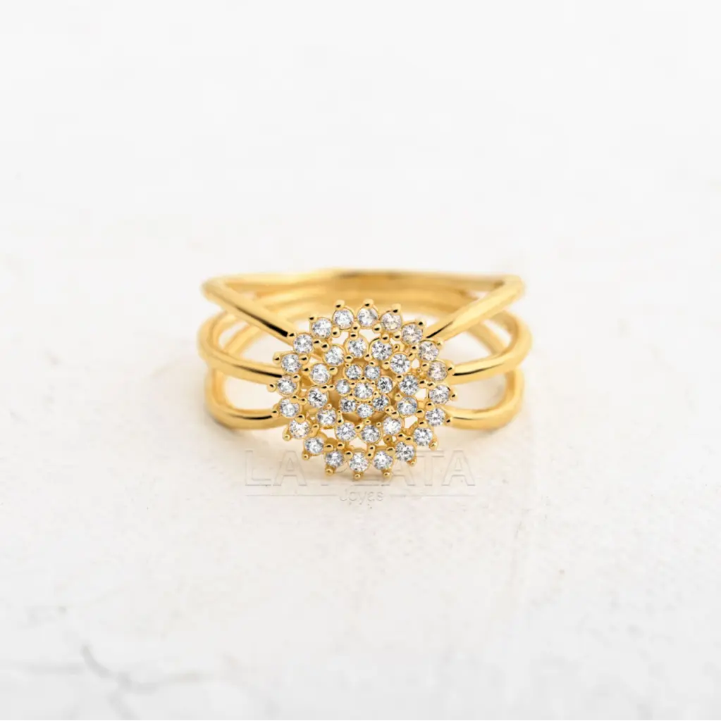 ANILLO CIRCÓN RASTRO DORADO
