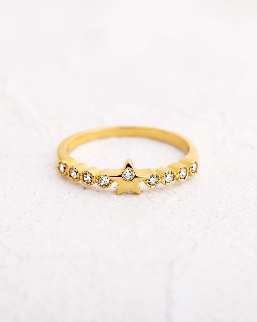 ANILLO CIRCÓN CON ESTRELLA
