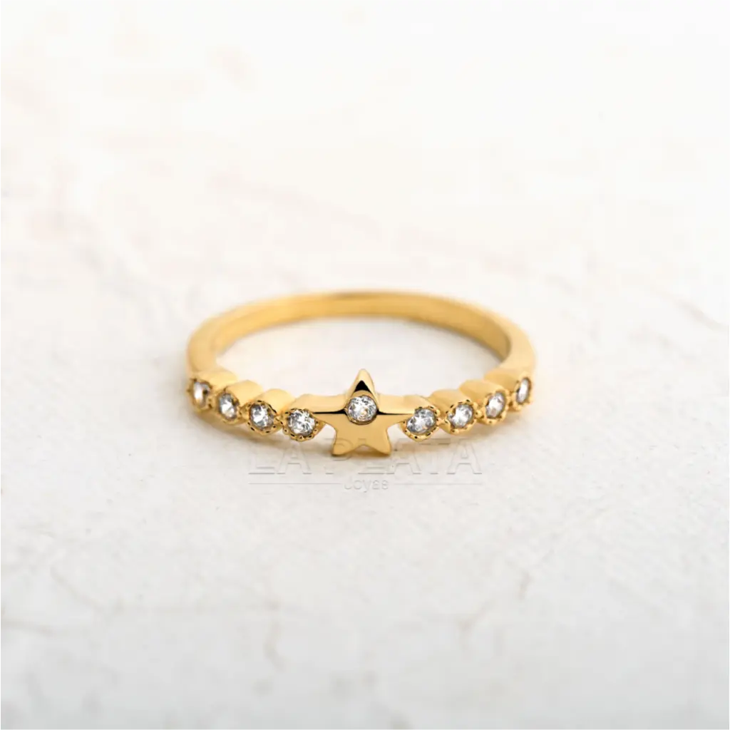 ANILLO CIRCÓN CON ESTRELLA