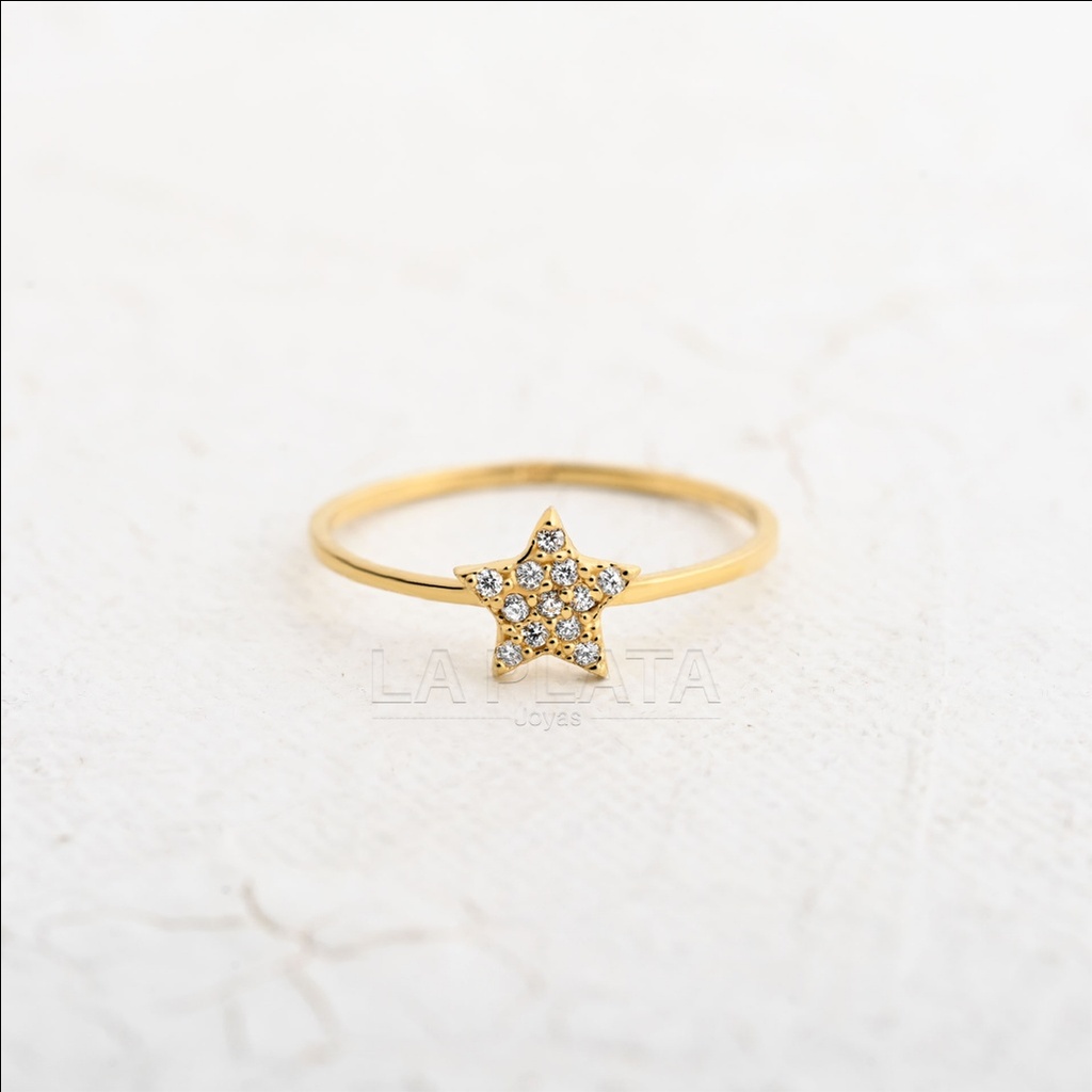 ANILLO ESTRELLA CIRCONADAS