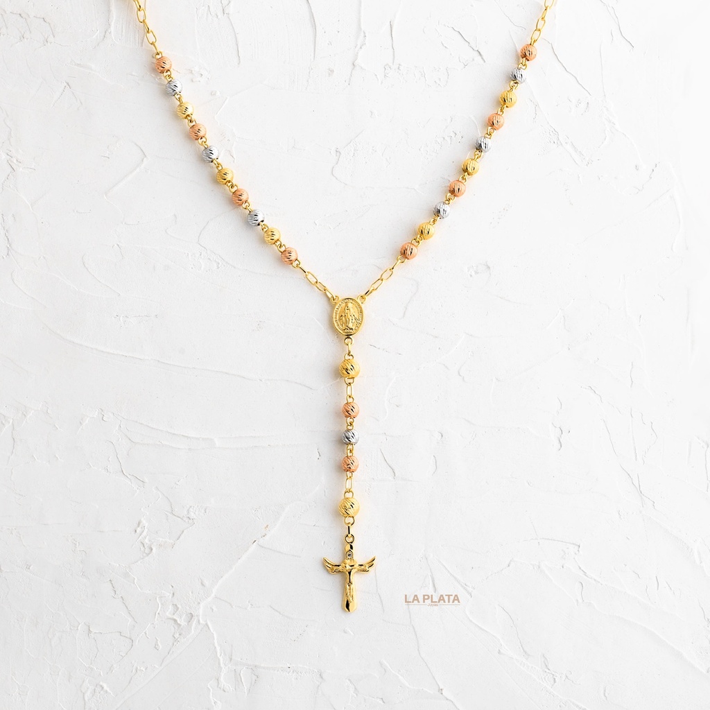 ROSARIO CIELO PURO TRES OROS