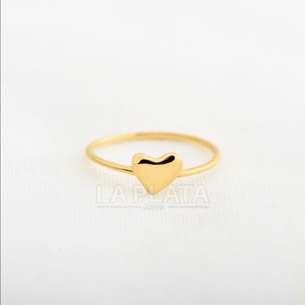 ANILLO CORAZON LISO SUTIL