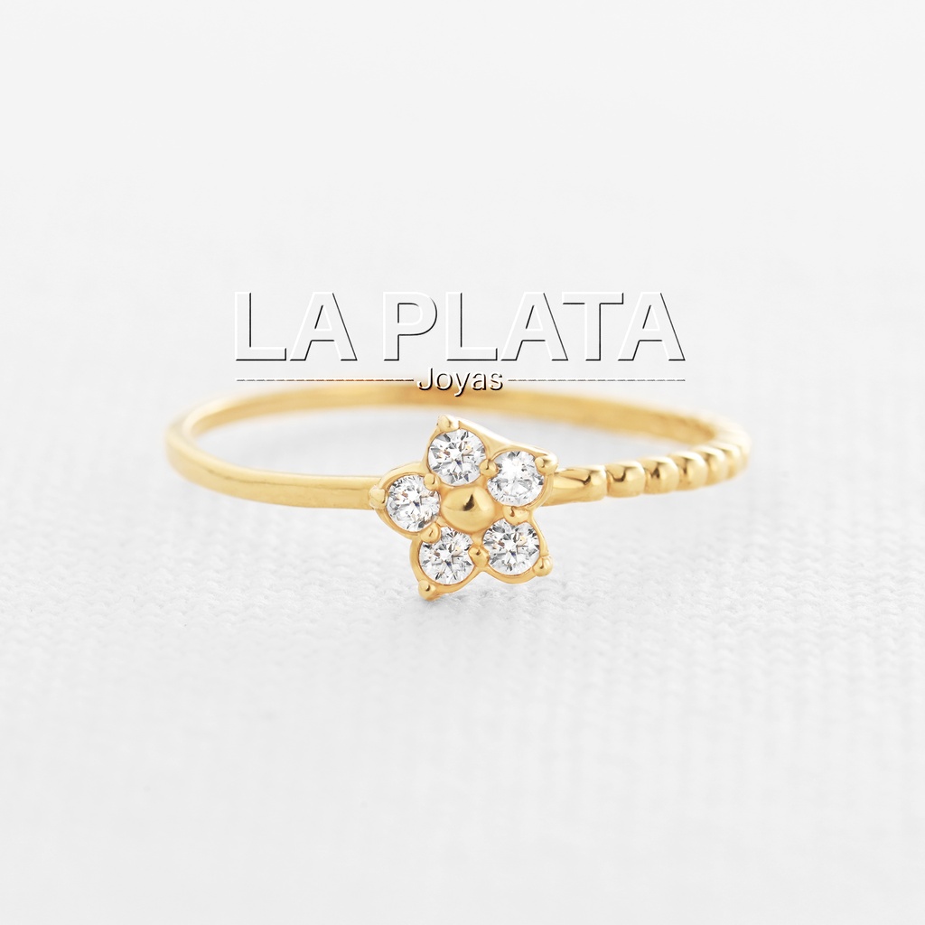 ANILLO HOJITAS CON CIRCON 