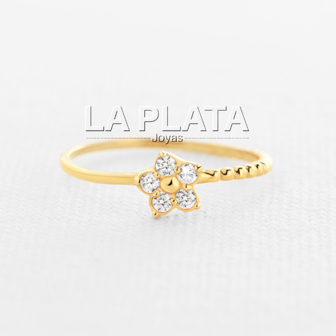 ANILLO HOJITAS CON CIRCON 