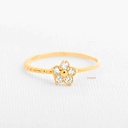 ANILLO HOJITAS CON CIRCÓN