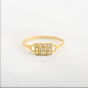 ANILLO CIRCON NUCLEO DORADO