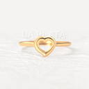 ANILLO SILUETA DE CORAZON PQ