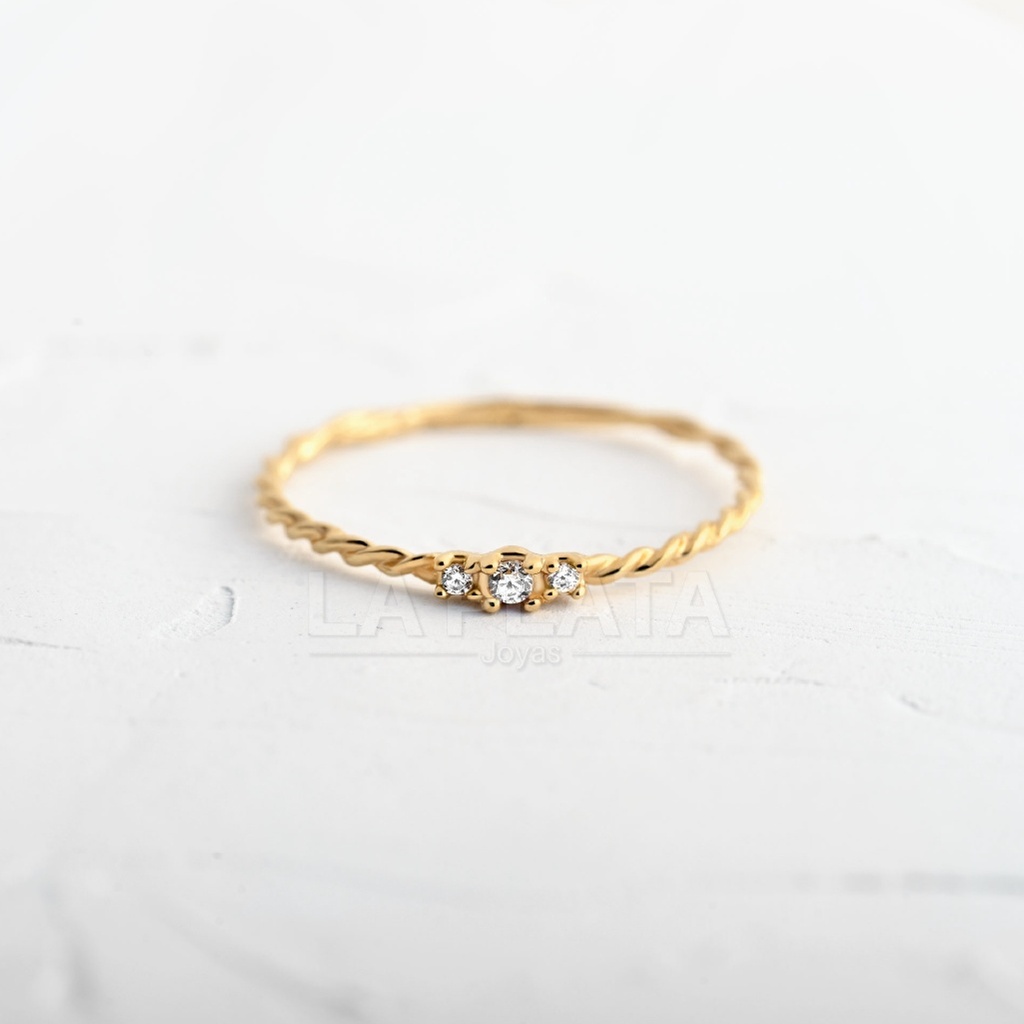 ANILLO CIRCON RANURADO