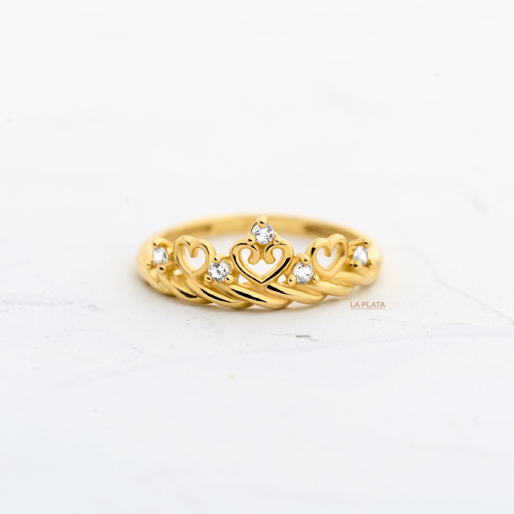 ANILLO DE 15 CUMBRE DORADA