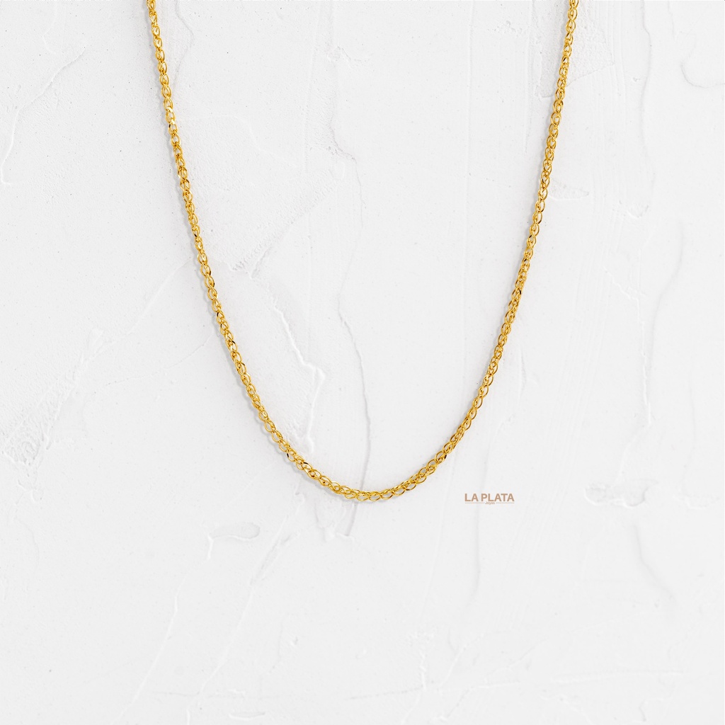 CADENA AROS ENTRELAZADOS 40CM