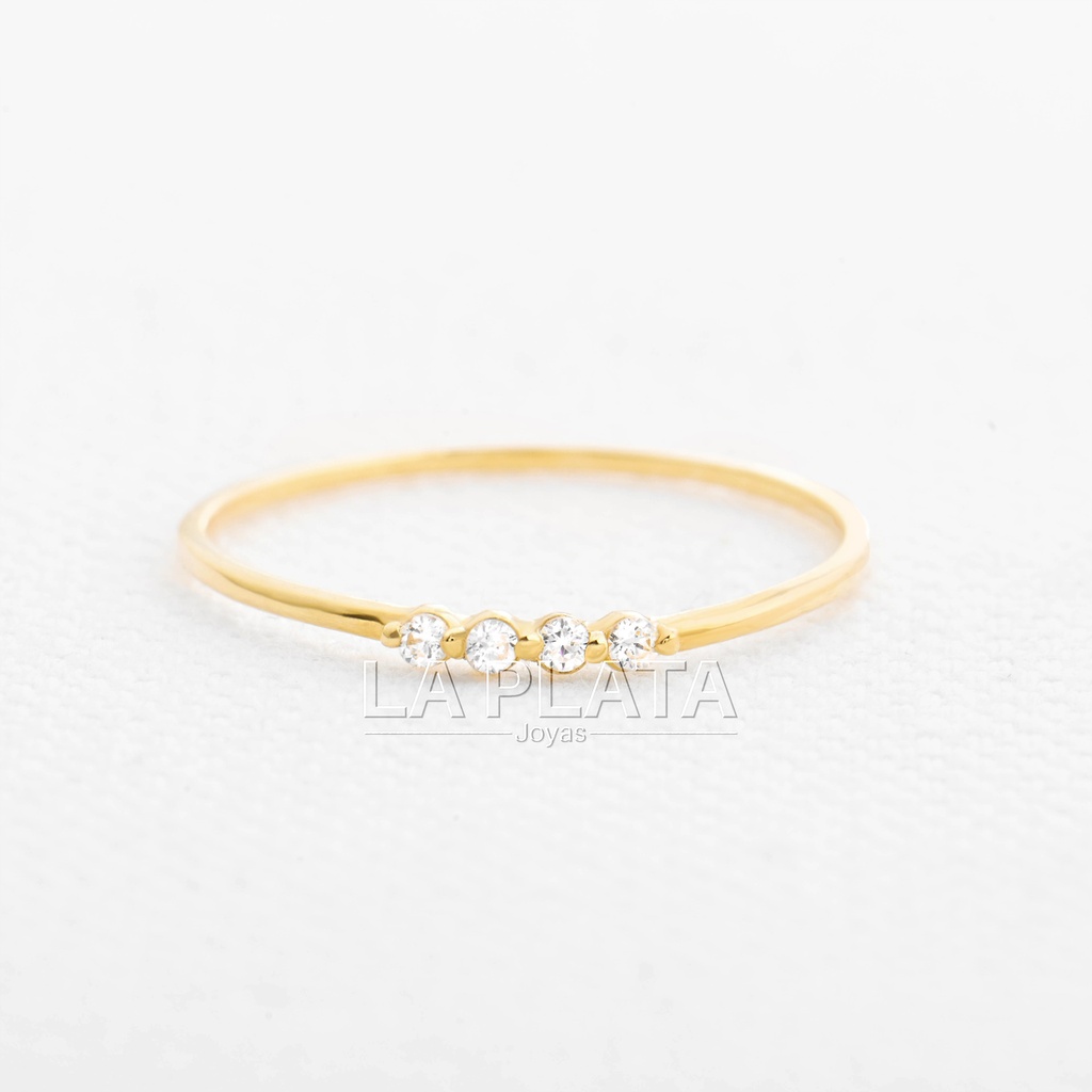 ANILLO CURVO CIRCONADO 