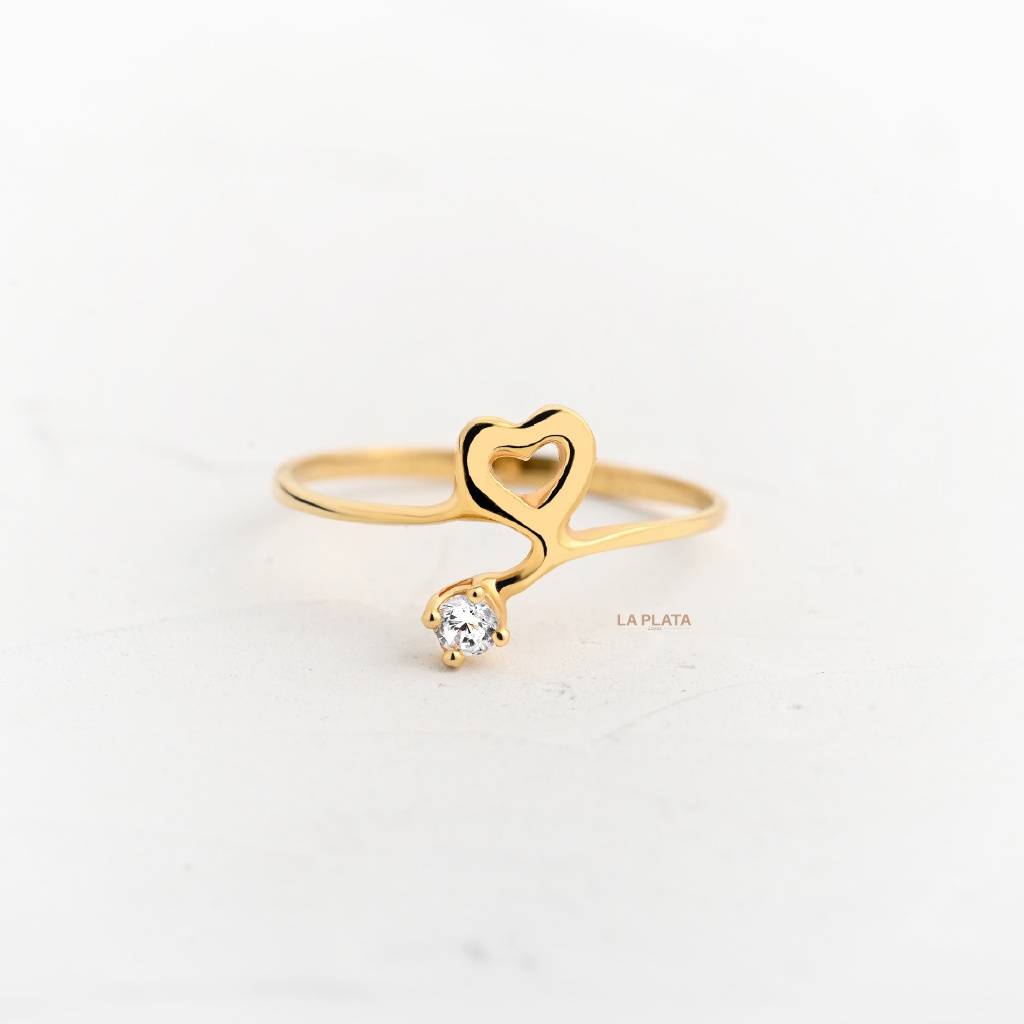 ANILLO CORAZON CIRCON INARI