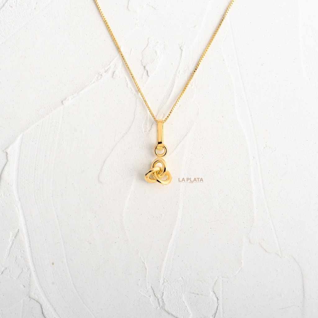 DIJE NUDOS ORO AMARILLO