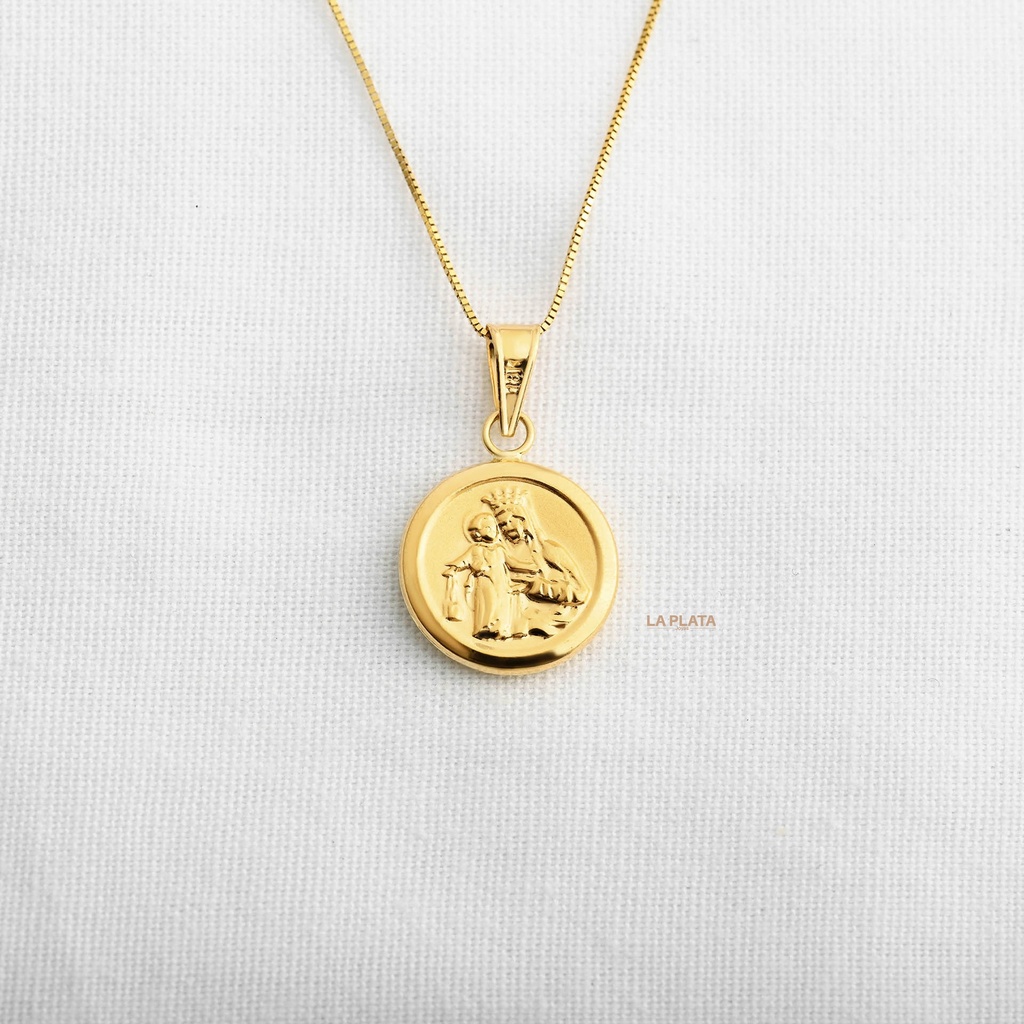 DIJE VIRGEN DEL CARMEN PLANA