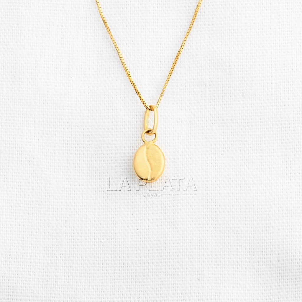 DIJE GRANO DE CAFE LISO