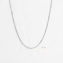 CADENA VENECIANA ORO BLANCO 45CM