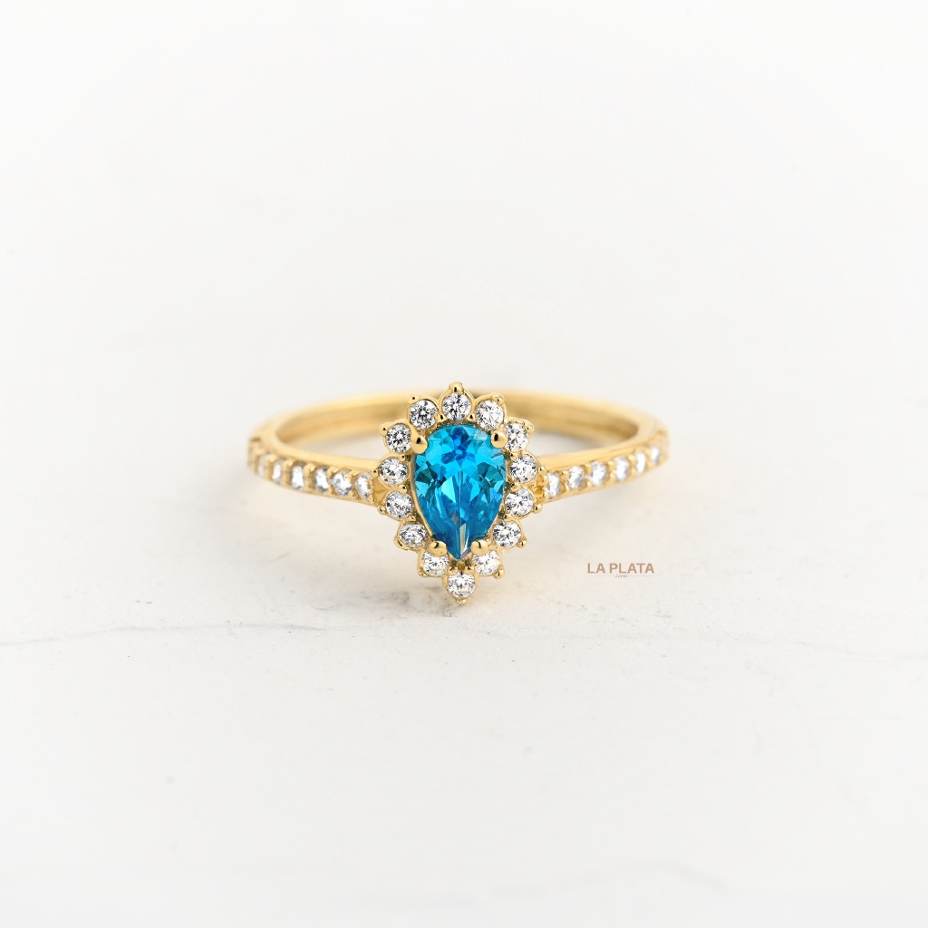 ANILLO GOTA CIRCONADA