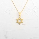 DIJE LUZ DE ESTRELLA DE DAVID