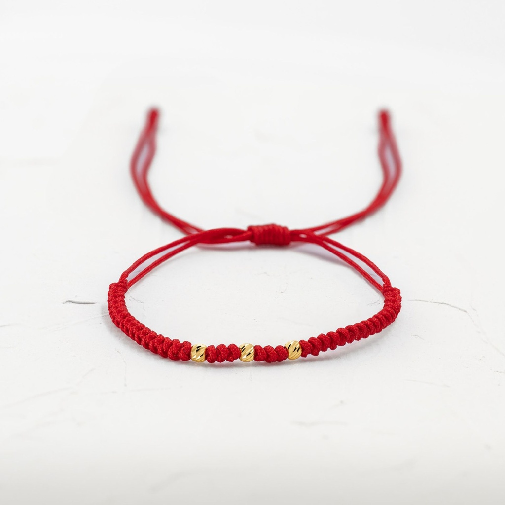 PULSERA DE HILO ENTRE NUDOS