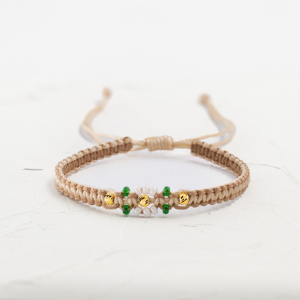 PULSERA DE HILO ECOS NATURAL