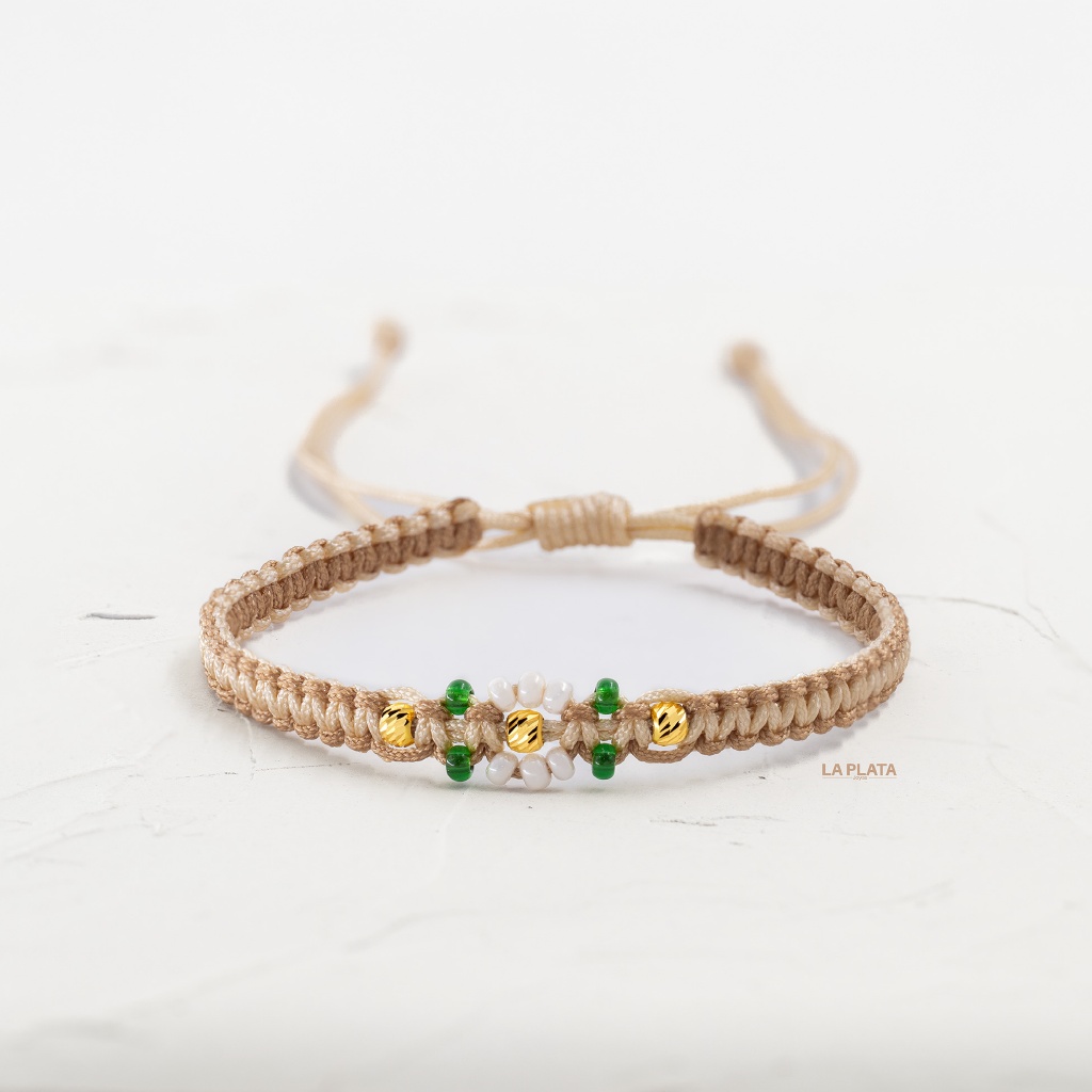 PULSERA DE HILO ECOS NATURAL