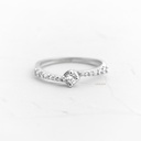 ANILLO ORO BLANCO VELO DE LUZ