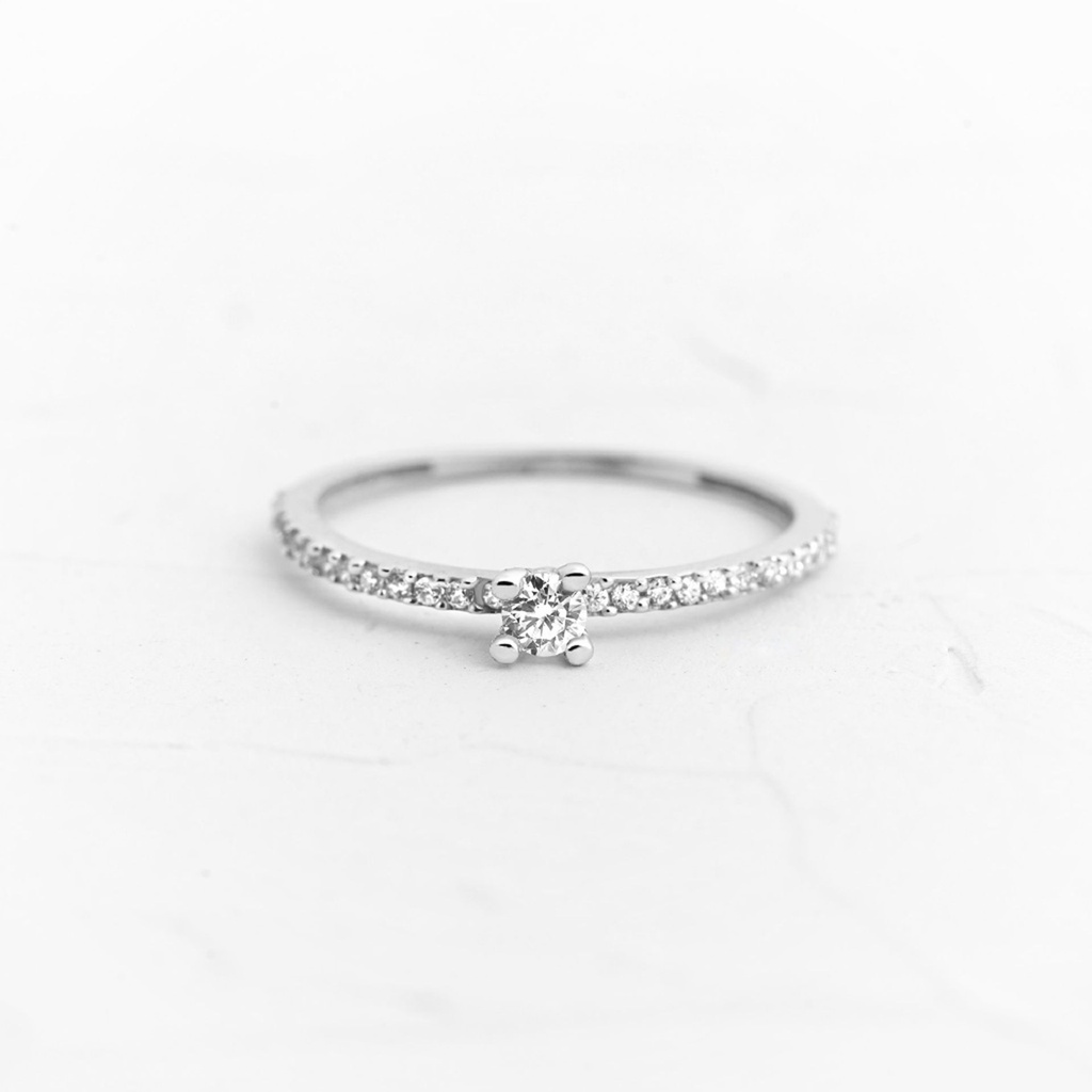 ANILLO ORO BLANCO LINAE