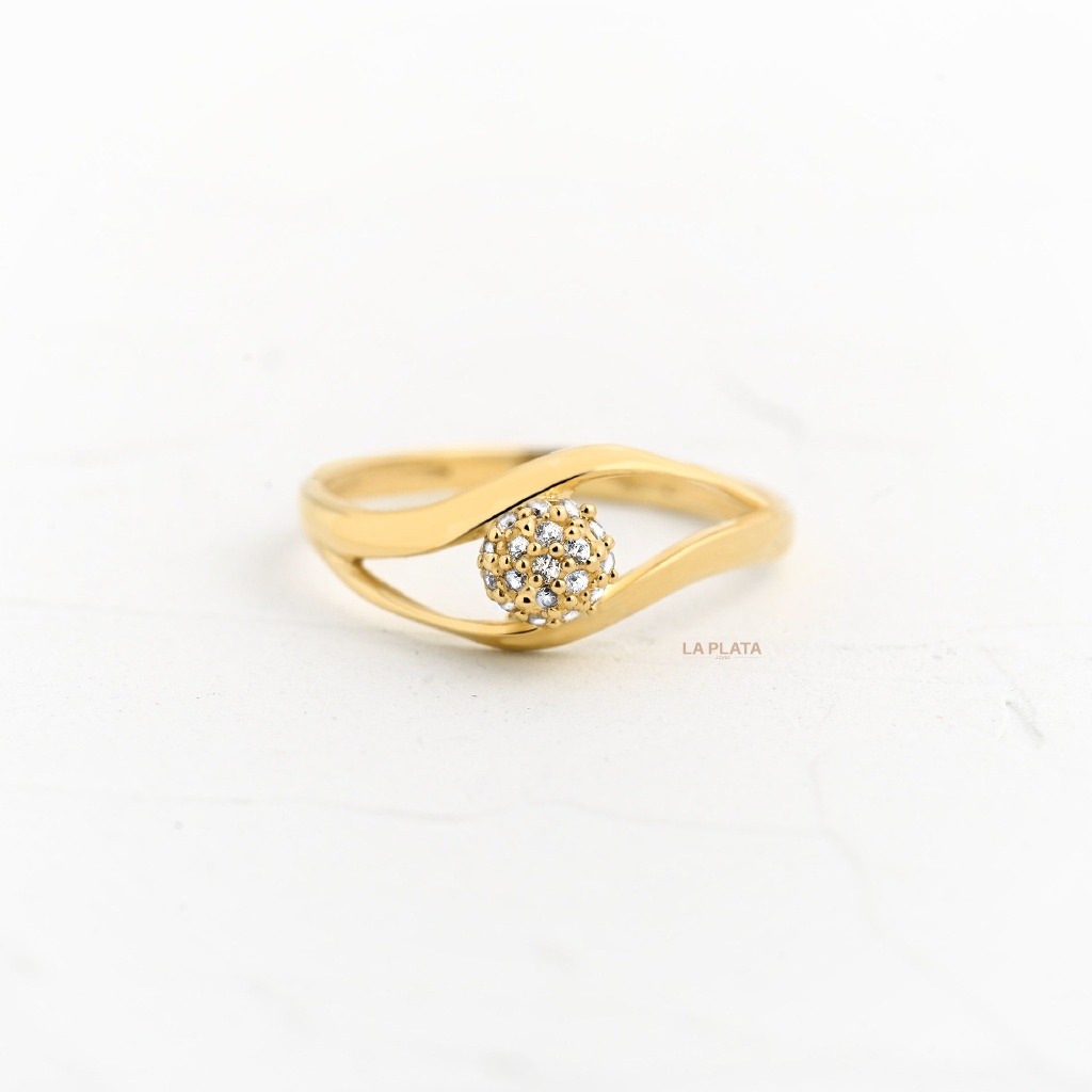 ANILLO CRUZADO CON CIRCÓN