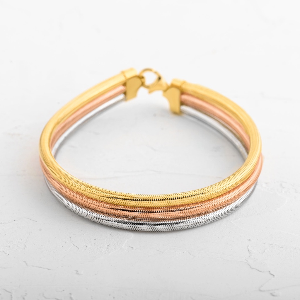 PULSERA ESPECIAL TRES OROS SYLEA