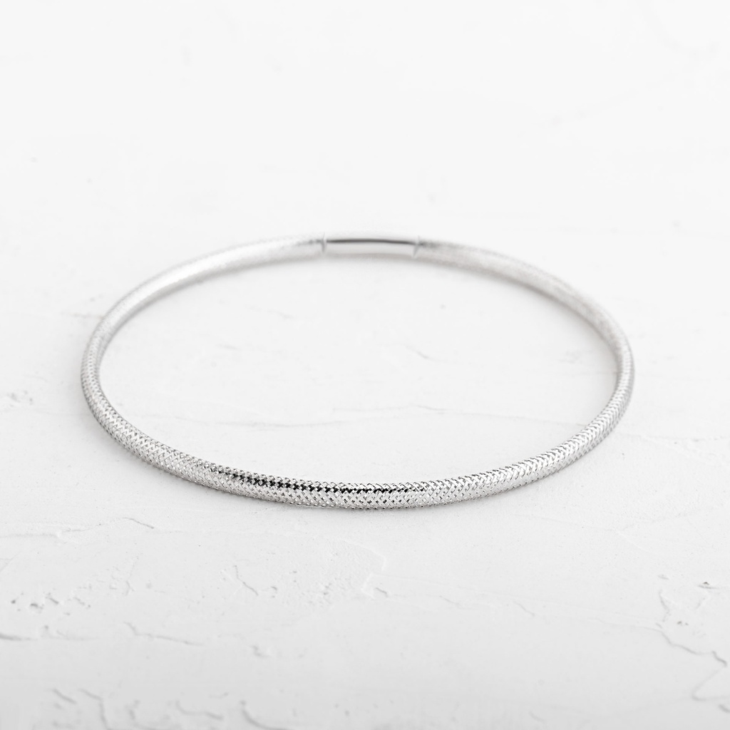 PULSERA ESPECIAL ELASTE ORO BLANCO