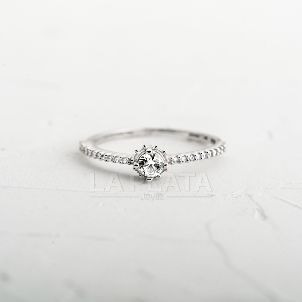 ANILLO ORO BLANCO ESPLENDIDA