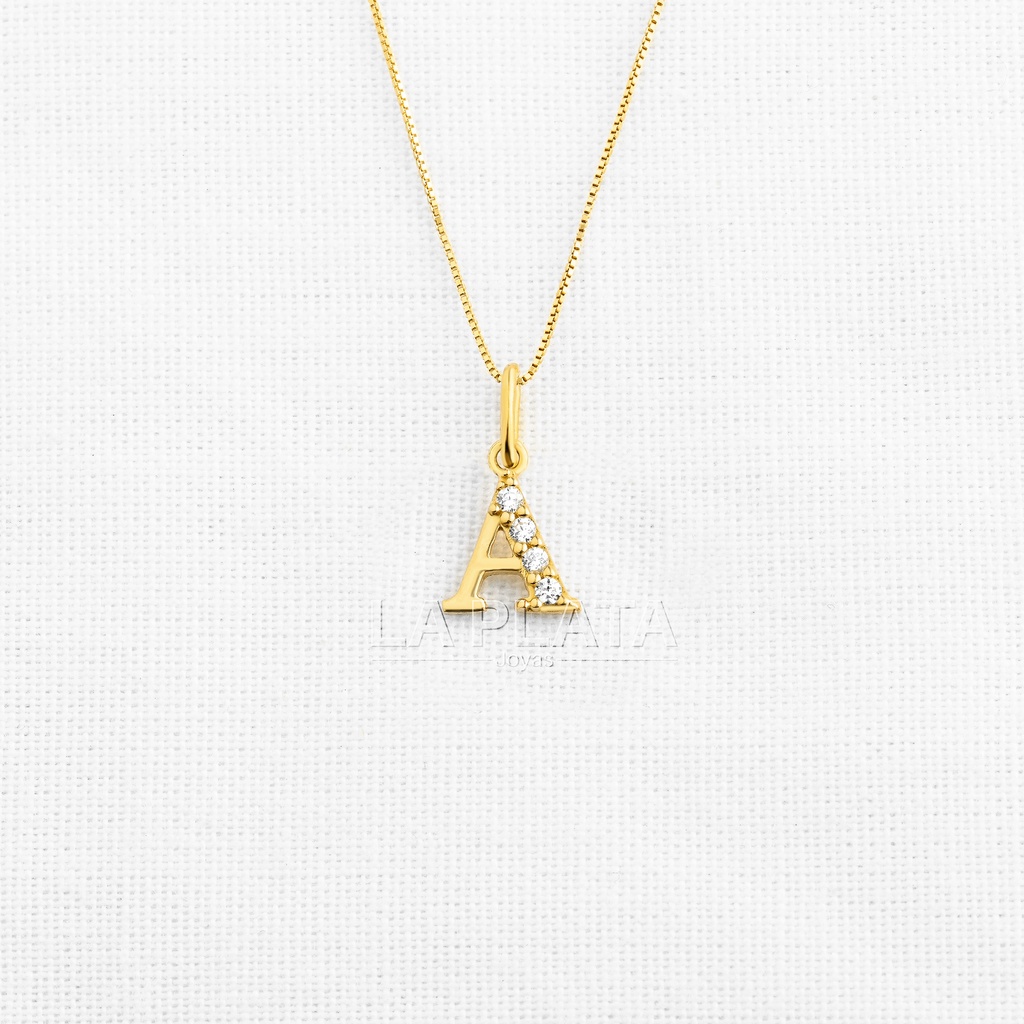 DIJE LETRAS CIRCONADAS