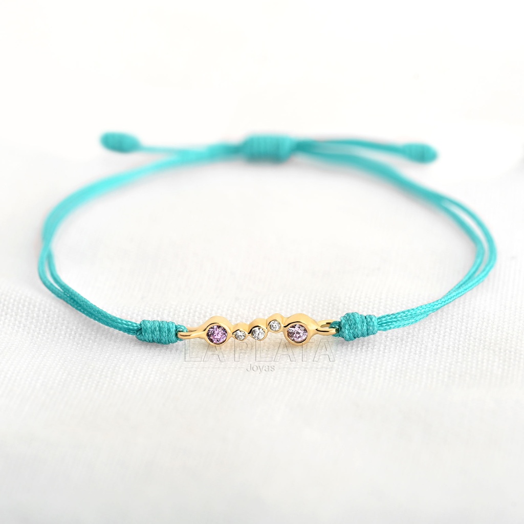 PULSERA LINEA DE CIRCONES