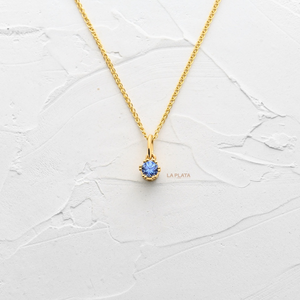 DIJE CORONA DE CIRCON