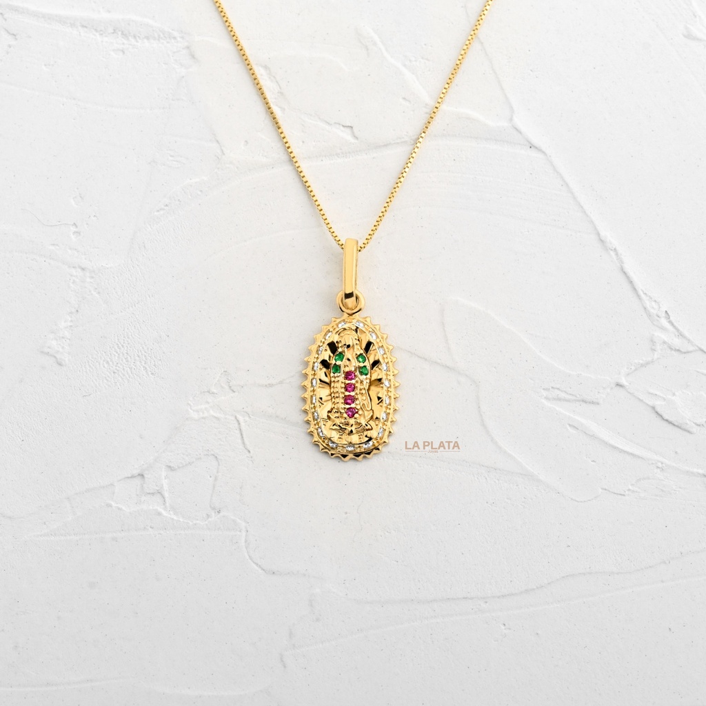 DIJE GUADALUPANA MANTO DE MEXICO