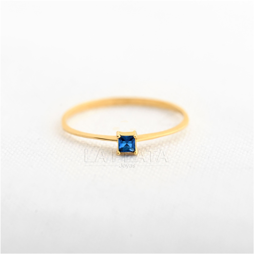 ANILLO CUADRADO LISO