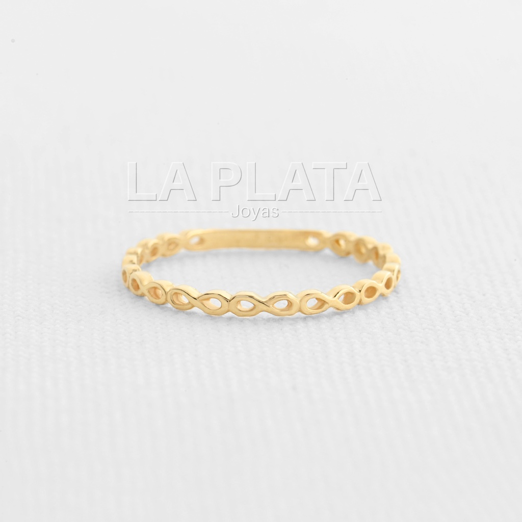 ANILLO VARIOS INFINITOS PEQUEÑO ENLAZADOS 