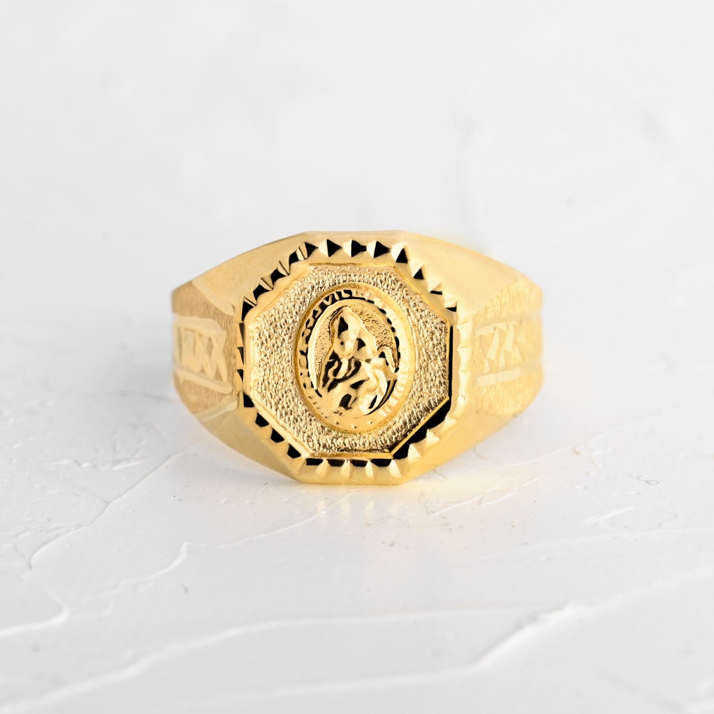 ANILLO HOMBRE BENDICIÓN VIRGEN DEL CARMEN