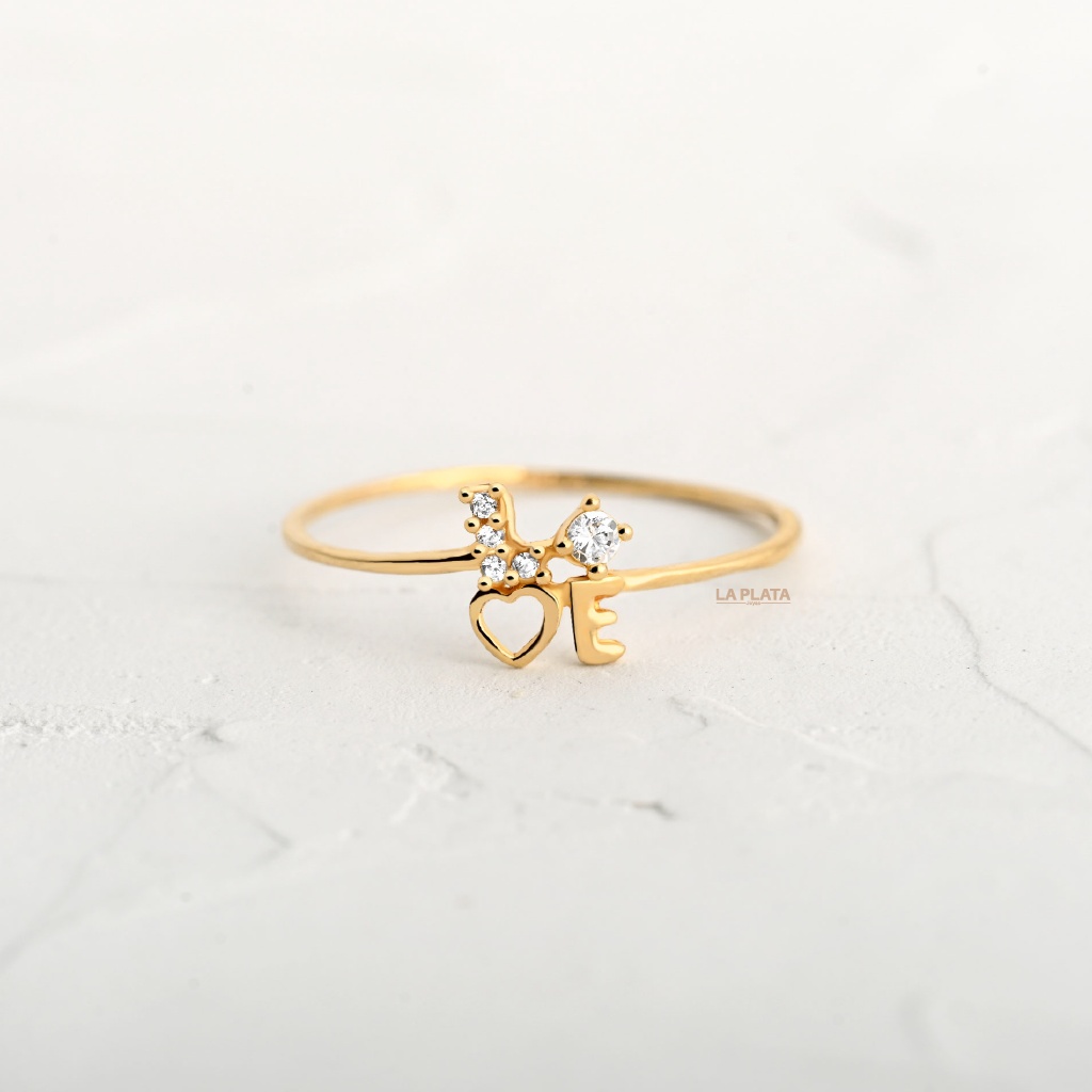 ANILLO LO-VE CON CIRCON 