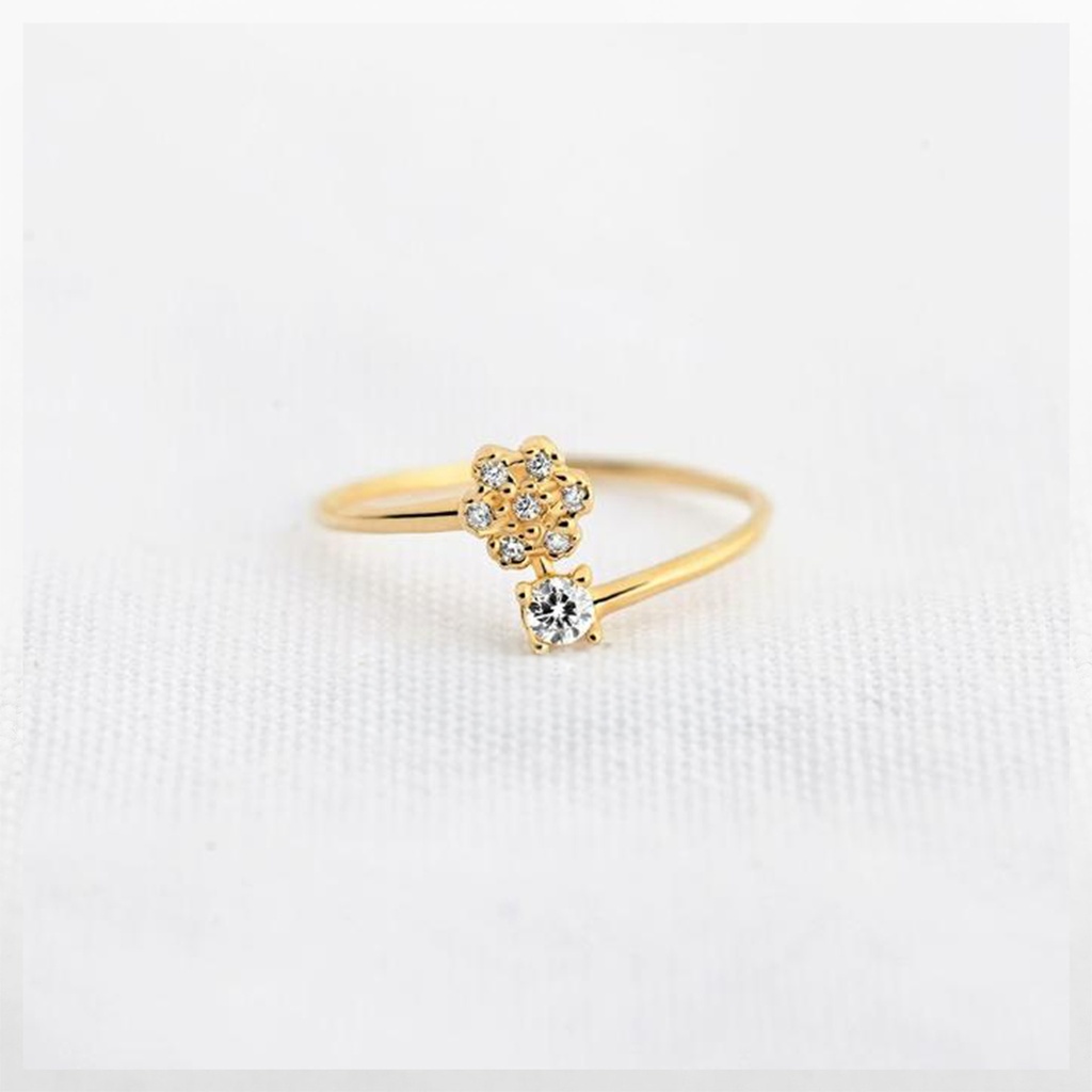 ANILLO CIRCÓN FLOR PETALUM