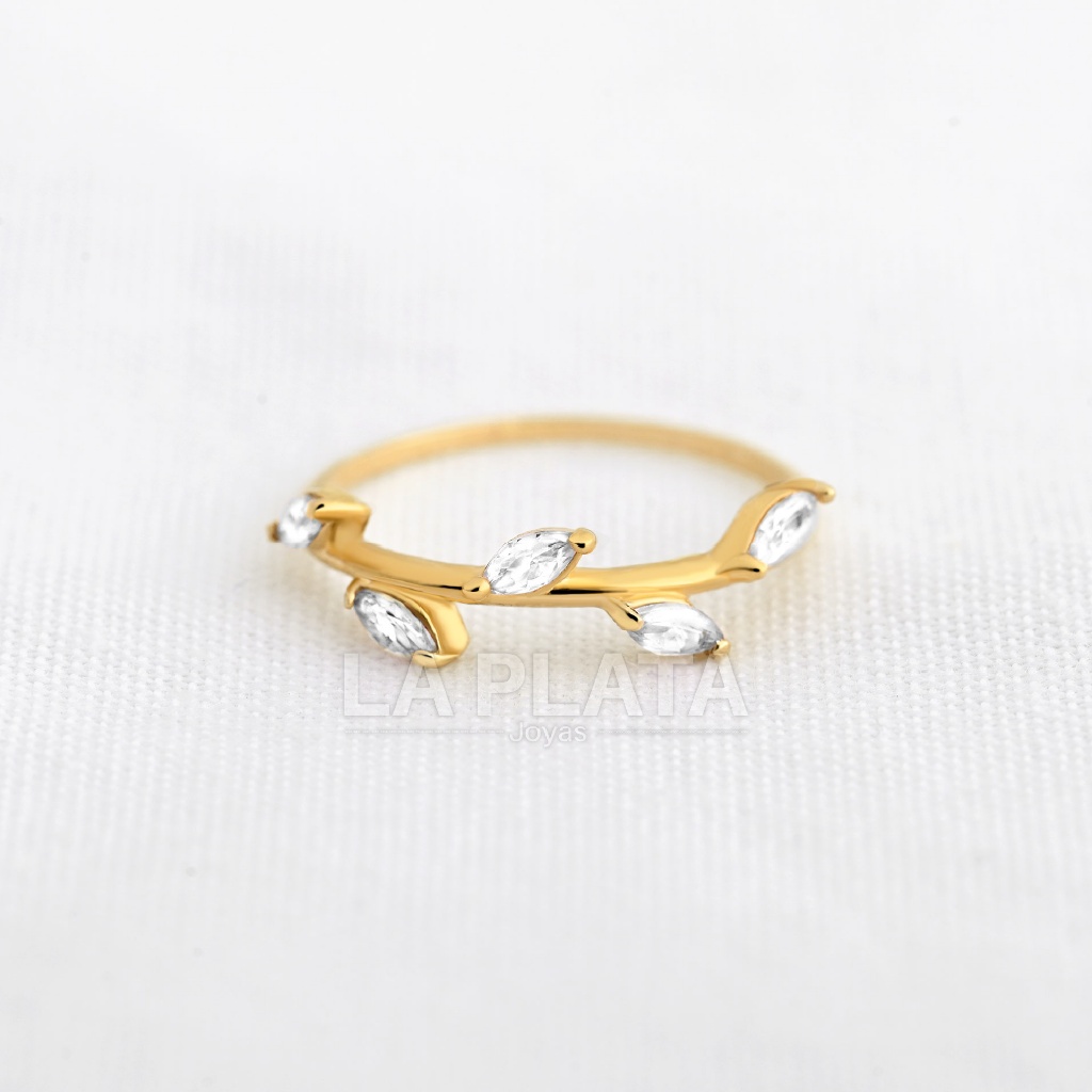 ANILLO HOJAS DE AMOR 