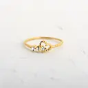 ANILLO CIRCÓN TRIPLE CON CORAZÓN