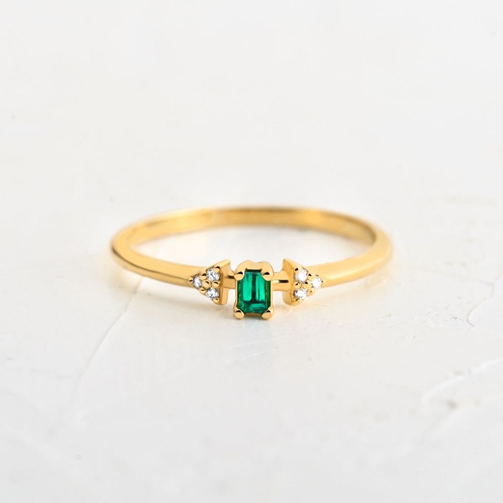 ANILLO ESMERALDA SOLI
