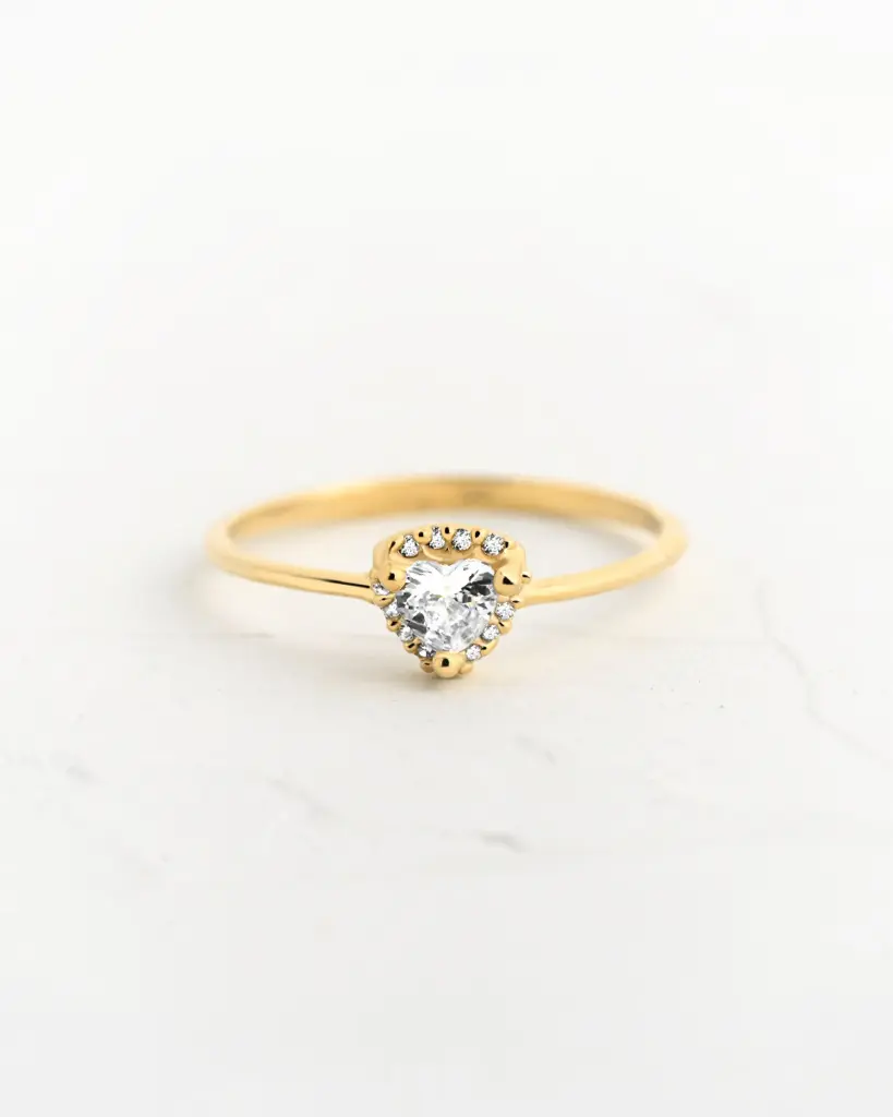 ANILLO CORAZÓN CLASICO