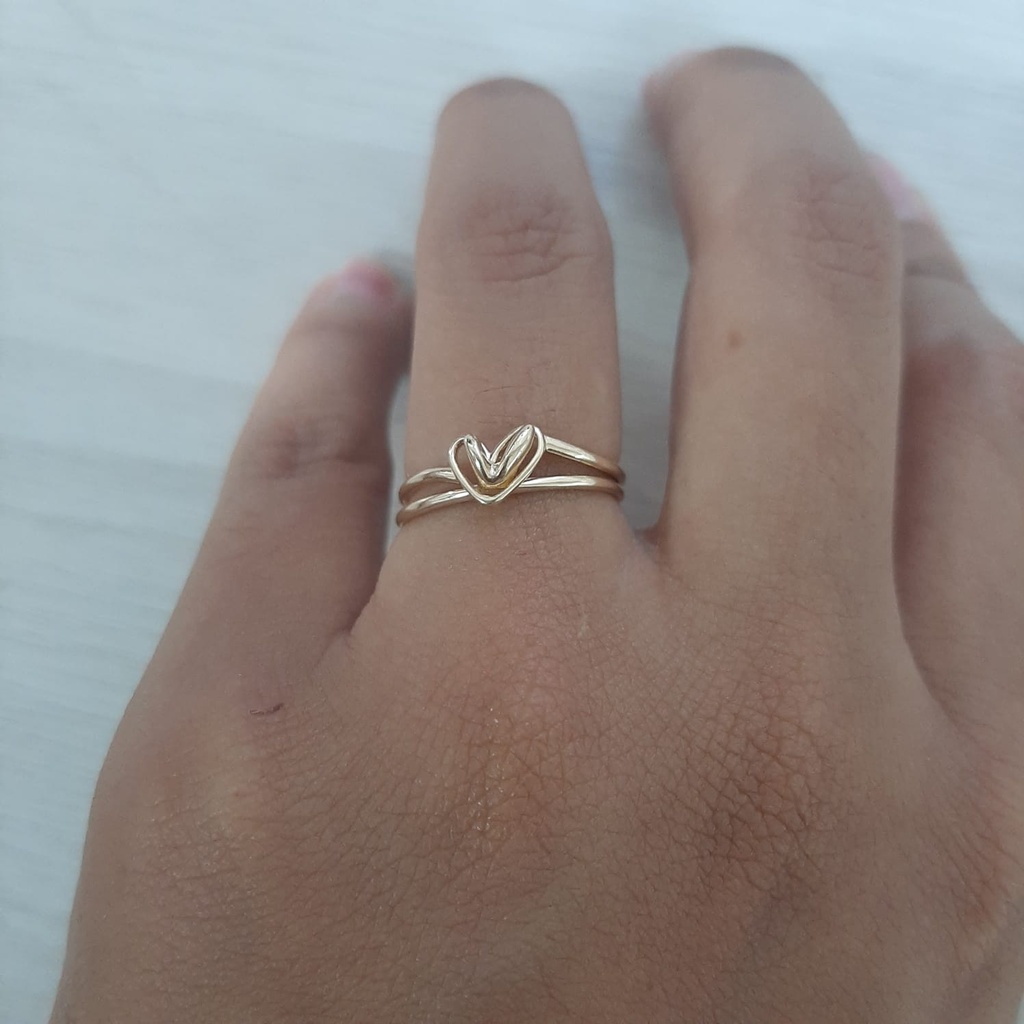 ANILLO CORAZON ARANZA