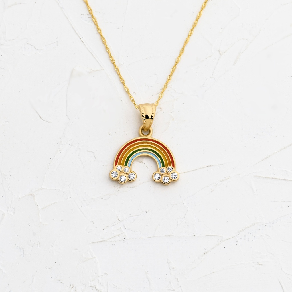 DIJE ARCOIRIS CIRCONADO
