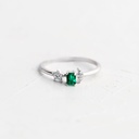 ANILLO ESMERALDA NOBLESA VERDE 