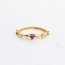 ANILLO CORAZÓN AMARAL  