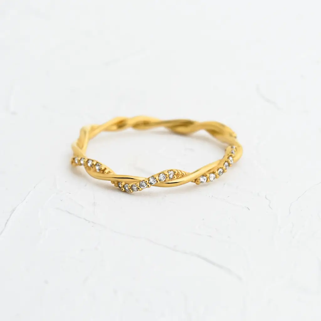 ANILLO TRENZADO ESTELAR